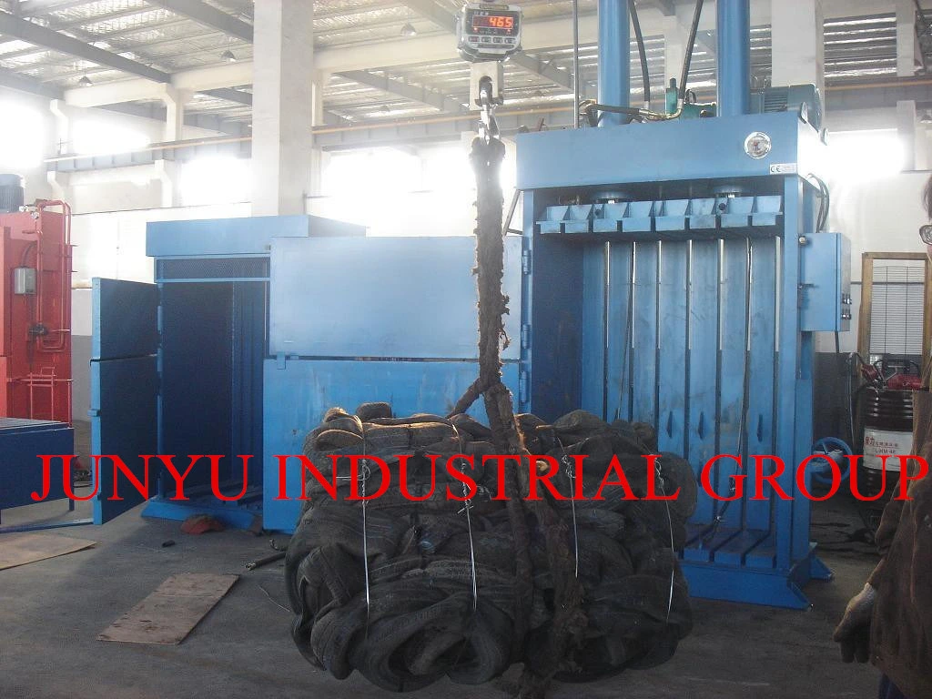 Scrap Tire Hydraulic Baler