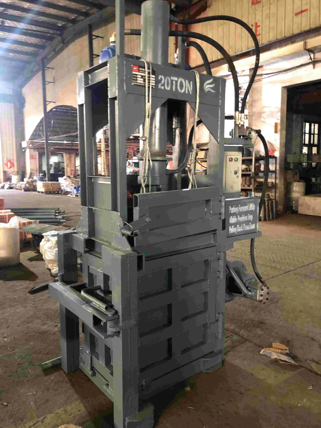 Single Chamber Fibers Baler