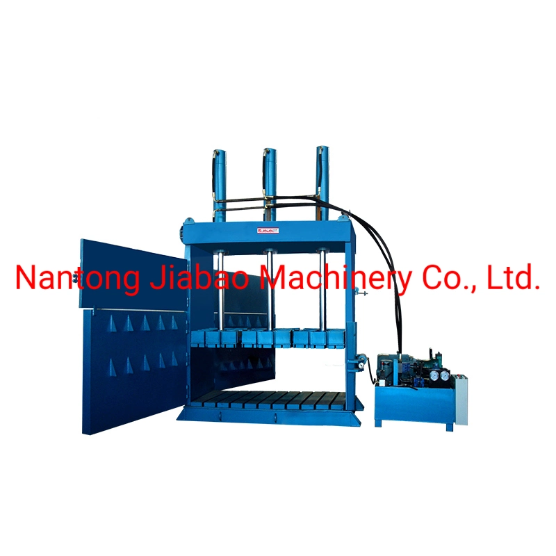 Use Tyre Hydraulic Vertical Baler Plastic Bottle Baling Machine/Waste Tire Press Baling Machine