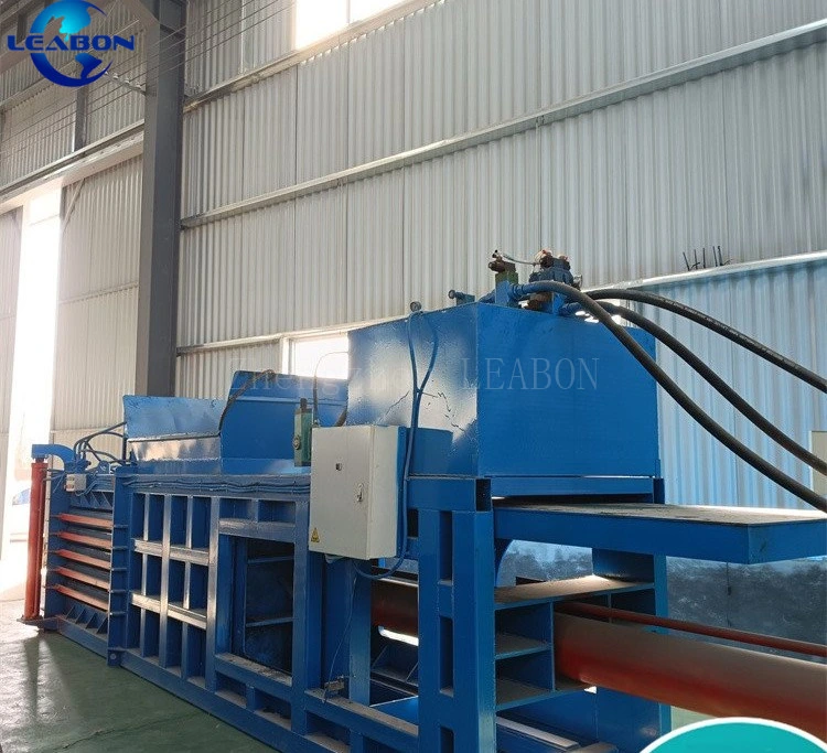 Semi Automatic Horizontal Hydraulic Fiber Sponge Cloth Bottle Scrap Press Baler Machine