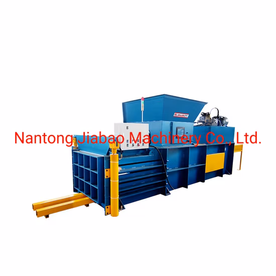 Horizontale Ballenpresse, Haustierflaschen, Ballenpresse, Abfall-Plastikflaschen, Verdichter, Fabrikpreis, hydraulische Papppresse