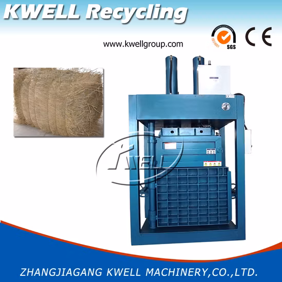 Hydraulische Ballenpresse für Faserpalmen/Kokosfasern/Baumwollfaser-Ballenpresse zum Pressen von Kartons, Baumwollgarn, Kunststoff, Holz