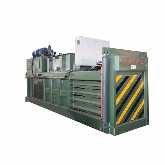 Hua Hong Hpm-315 Halbautomatische horizontale, nichtmetallische Ballenpresse mit zuverlässiger Leistung